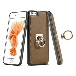 CaseMe H3 for iPhone 6/ 6s PU Leather Back Cover with Finger Ring Bracket