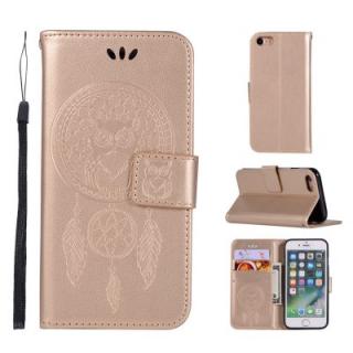 Owl Campanula Fashion Wallet Cover For iPhone 8 Phone Bag With Stand PU Extravagant Retro Flip Leather Case