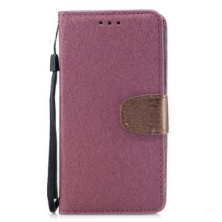 Stand Flip Full Body Cases Solid Color Pu+Tpu Leather for iPhone X