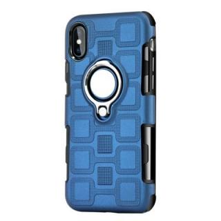 Cover Case for iPhone X Ring Dual Heavy Duty PC TPU Resistent