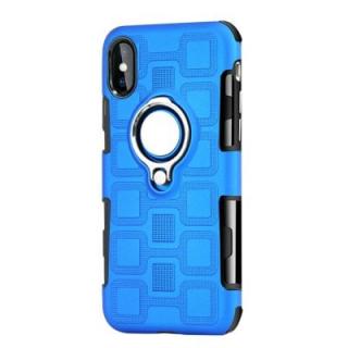 Cover Case for iPhone X Ring Dual Heavy Duty PC TPU Resistent