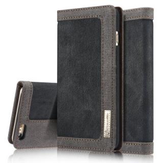 CaseMe 006 for iPhone 6/ 6S Flip Wallet Case Slim Canvas Cover with Credit Card Slot and Stand