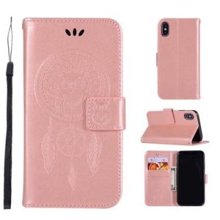 Owl Campanula Fashion Wallet Cover For iPhone X Phone Bag With Stand PU Extravagant Retro Flip Leather Case