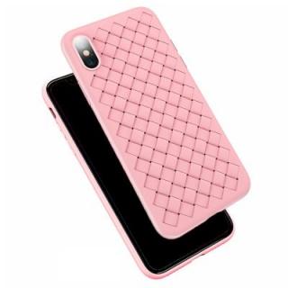 Grid Soft Silicone Case for iPhone X Deluxe Mesh Braided