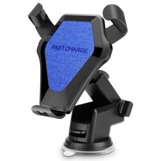 Fast Charge Qi Wireless Pad with Car Air Vent Dashboard Holder Mount Charger