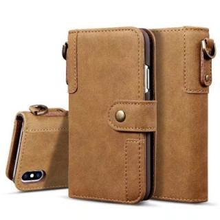 For iPhone X Case Card Holder and Premium Leather Feeling  Protective Cover