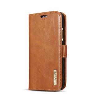 For IPhone X Case Genuine Cowhide Leather Case Wallet Flip Cover Magnetic Credit Card Holder Kickstand