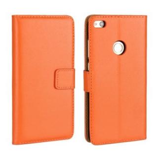 Cover Case for Huawei P8 Lite 2017 Flat Two Layers of Cowhide Leather