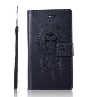 Wind Bell Owl For Sony Xperia L2 Phone Case PU Fashion Flip Leather Wallet Cover