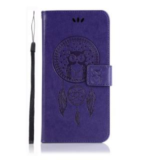 Wind Bell Owl For Motorola Moto  Z3 Play Phone Case PU Flip Leather Wallet Cover