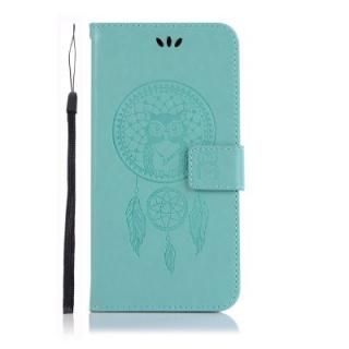 Wind Bell Owl For Motorola Moto  Z3 Play Phone Case PU Flip Leather Wallet Cover