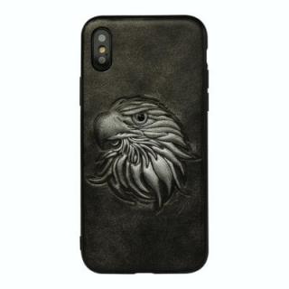 Eagle Head Embossment Phone Case for iPhone X