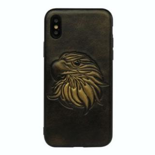 Eagle Head Embossment Phone Case for iPhone X