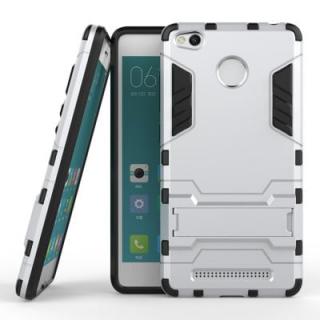 Dual Layer Armor Defender Shockproof Protective Hard Case With Stand for Xiaomi Redmi 3 Pro / 3S