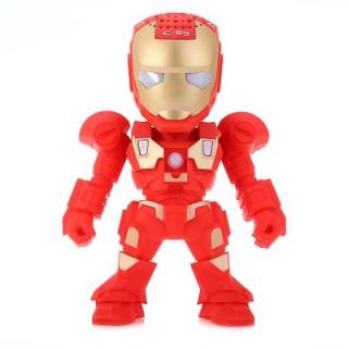 C-89 Iron Man Portable Bluetooth Music Speaker with Mic Hands-free Talking