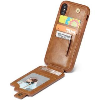 Shatter-resistant Wallet Phone Back Case for iPhone X