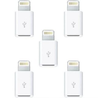 5pcs 8 Pin to Micro USB Socket Converter Adapter