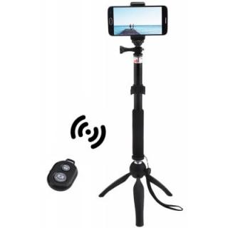 Mini Tripod Mount Selfie Stick Bluetooth Shutter Holder