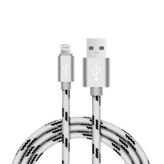 Zinc Alloy 8 Pin Solid Knit Data Cable for iPhone 2M