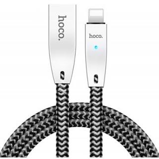 HOCO U11 2.4A Zinc Alloy Reflective Braided Cable for iPhone