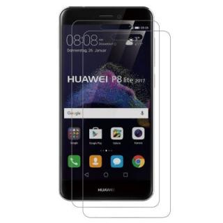 2PCS Screen Protector for Huawei P8 Lite 2017 HD Full Coverage High Clear Premium Tempered Glass