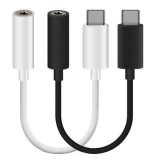 2pcs Usb Type-C To 3.5MM Audio Adapter Cable