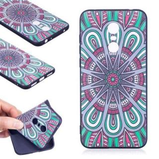 Relief Silicone Case for Xiaomi Redmi 5 Plus Mandala Pattern Soft TPU Protective Back Cover