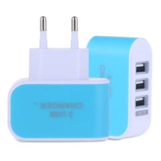 3 USB Ports 5V 3.1A Travel Charger Adapter