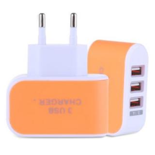 3 USB Ports 5V 3.1A Travel Charger Adapter