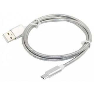 3.4A Stainless Steel Spring Quick Charge Type-C USB 3.1 Charging Cable with High-Speed Data Transmission