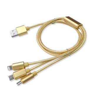 SDL Micro USB 8 Pin Type-C Data Sync Charging Cable - 1m