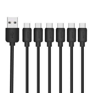 Kiirie USB Type-C Cable 6 Pack ( 0.3m 3x1M 2x2M ) Type A To C Data Charging