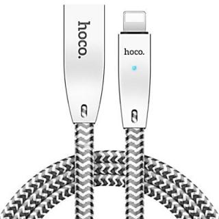 HOCO U11 2.4A Zinc Alloy Reflective Braided Cable for iPhone