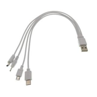 USB 3.1 Type-C/Micro USB/Mini USB/DC 2.0MM To USB Charging Cable for Laptop Tablet Mobile Phone