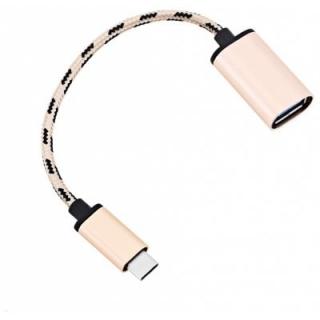 Nylon Knitted Type-C OTG USB 3.0 Data Charging Cable