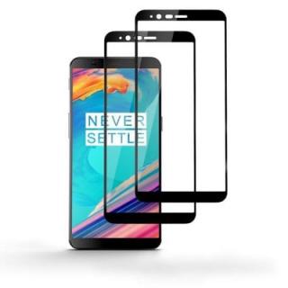 For OnePlus 5T Screen Protector Fljie Full Coverage Curved Tempered Glass Screen Protector Film HD Clear Anti-Scratch