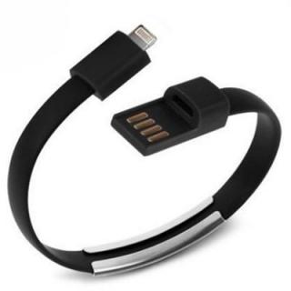 20CM Bracelet Style Cord TPE Flat 8 Pin USB Data Charger Cable for iPhone 6 / 5