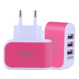 3 USB Ports 5V 3.1A Travel Charger Adapter