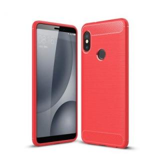 Case for Redmi Note 5 Pro Shockproof Back Cover Solid Color Soft Carbon fiber