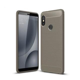 Case for Redmi Note 5 Pro Shockproof Back Cover Solid Color Soft Carbon fiber