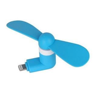 8-pin Lighting Mobile Phone Fan Portable Dock Cool Cooler Rotating Fan for  iPhone 6 / 6 Plus / iPhone SE / 5S