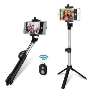 3 in 1 Bluetooth Selfie Stick Tripod Remote Handheld Monopod