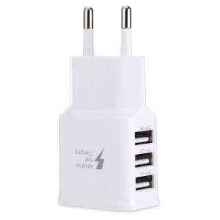 Minismile 5V 2A 3 USB Ports USB Power Travel Charger Adapter - EU Plug