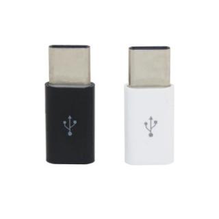 Minismile 2PCS ABS USB 3.1 Type-C To Micro USB Data Charging Adapters Converters