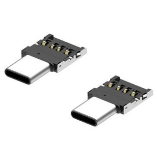 2PCS Type-C to USB 2.0 OTG Adapters