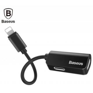 Baseus L37 Male to Dual Female 8 Pin Audio Charging Adapter