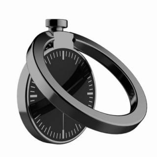 Clock Decorated Tablet Mobile Phone Finger Ring Holder Watch Stand Mount