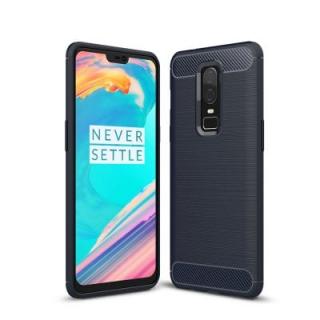 Case for OnePlus 6 Luxury Carbon Fiber TPU Soft Cover