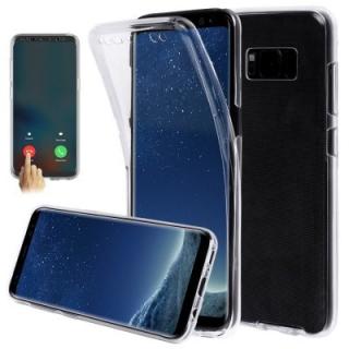 360Degree Shockproof Front Back Cover Clear Full Body TPU Protective Case for Samsung Galaxy S8