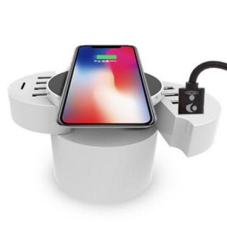 Smart Folding Wireless Charger with 10 USB Ports